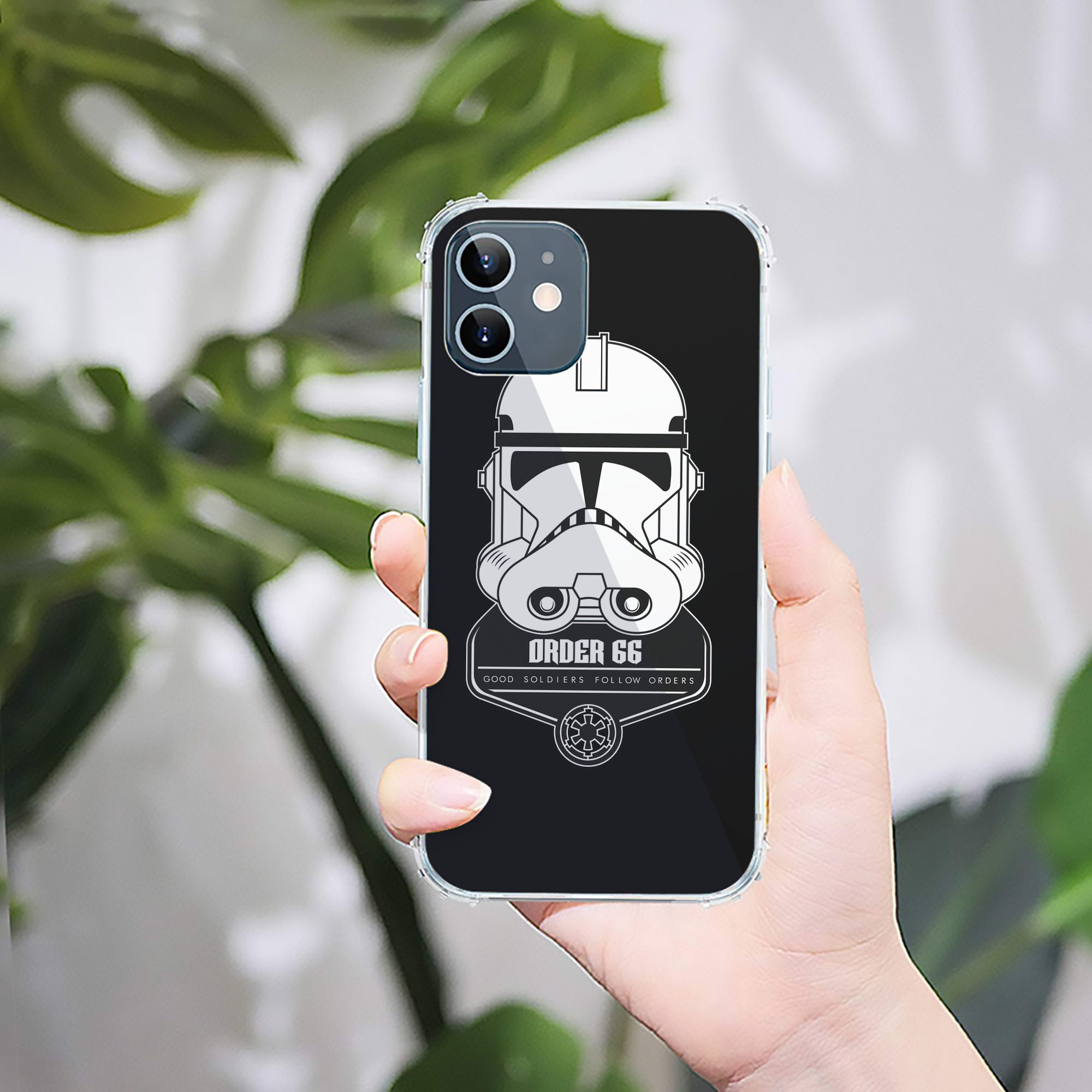 （画像用） スター・ウォーズ Star Wars 【iPhone 12シリーズ対応】透明スマホケース（クリアソフトケース）